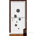 glass white color wooden door